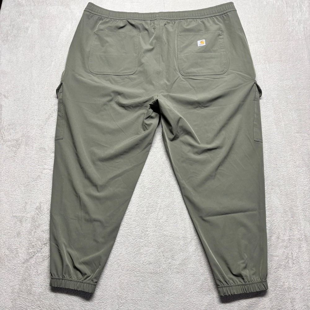 Carhartt Womens 2XL Loose Fit Force Phoenix Cargo Jogger Pants Green 26.5" - Picture 2 of 7